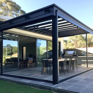 מעקה אלומיניום דמוי פלדה